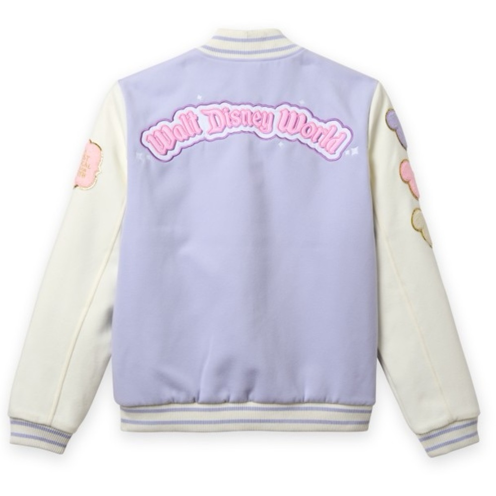 NWT STONEY CLOVER LANE X Walt Disney World Stoney Clover Logo Varsity Jacket - Picture 3 of 9
